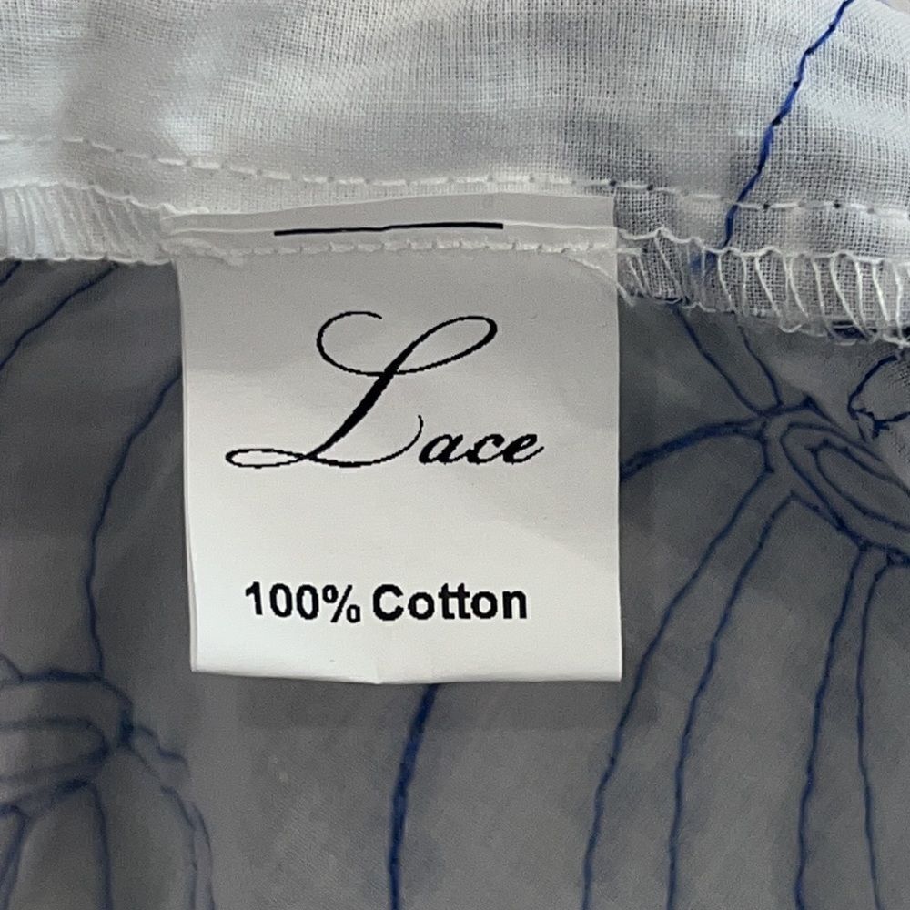 NWT LACE THE LABEL EMBROIDERED PEASANT DRESS Anthropologie Medium - Picture 14 of 16
